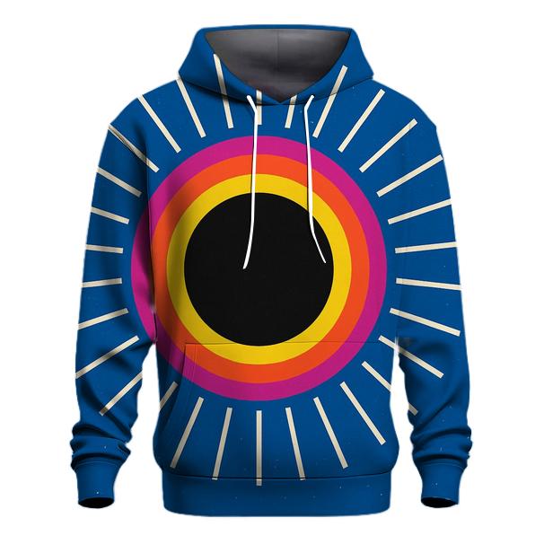 Eclipse Corona Halo Grid pullover hoodies