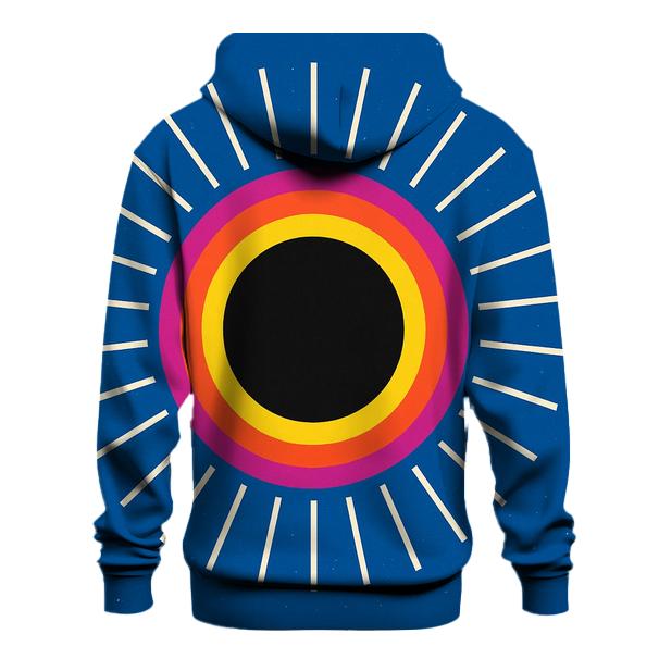 Eclipse Corona Halo Grid pullover hoodies