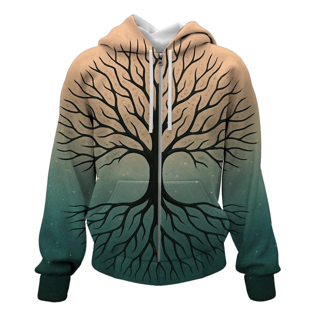 Rooted Skyward Tree hoodies fashion