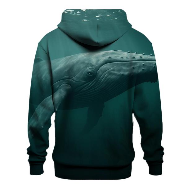 Humpback Whale Beneath Kelp Canopy lightweight hoodies