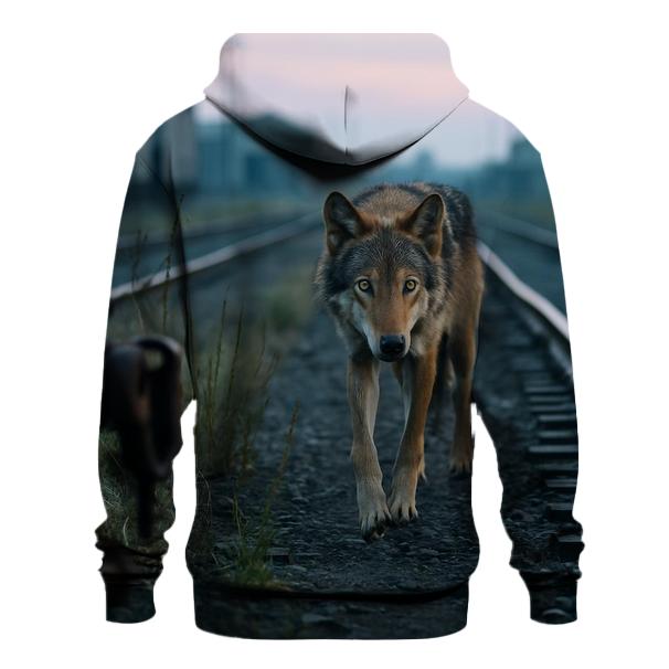 Urban Edge Wolf At The Rail Yard hoodie trends