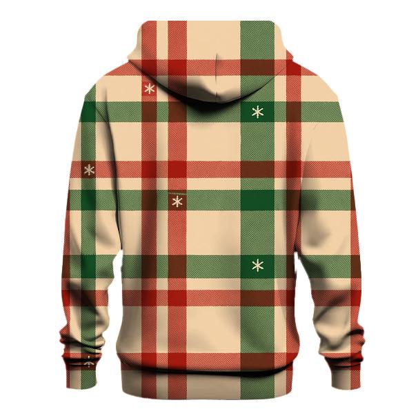 Crisscross Tartan Snow Glow zip-up hoodies