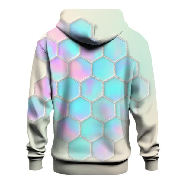 Opaline Hologram Hive graphic hoodies