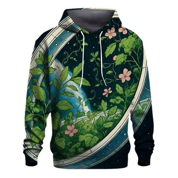 Orbital Botanical Garden embroidered hoodies