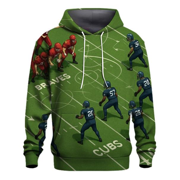 Gridiron Chess At Midfield designer hoodies