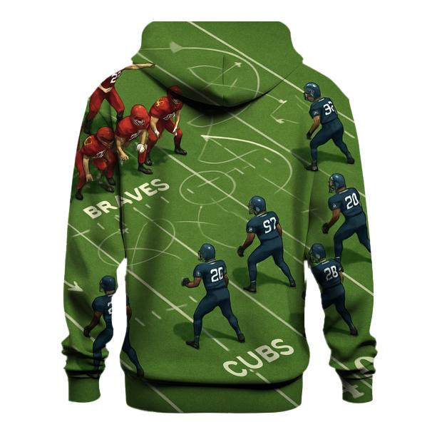 Gridiron Chess At Midfield designer hoodies
