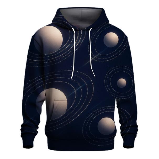 Midnight Halo Orbits graphic hoodies