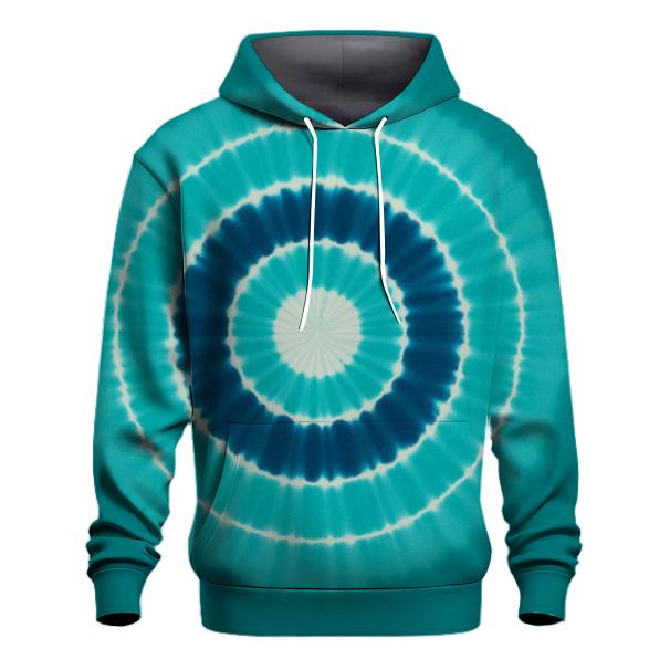 Lagoon Rings Bullseye Panel embroidered hoodies