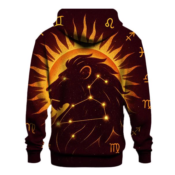 Solar Crown Of Leo Constellations lightweight hoodies