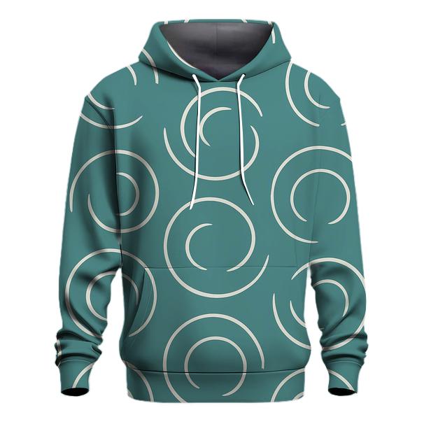Gravitational Lens Arc Field embroidered hoodies