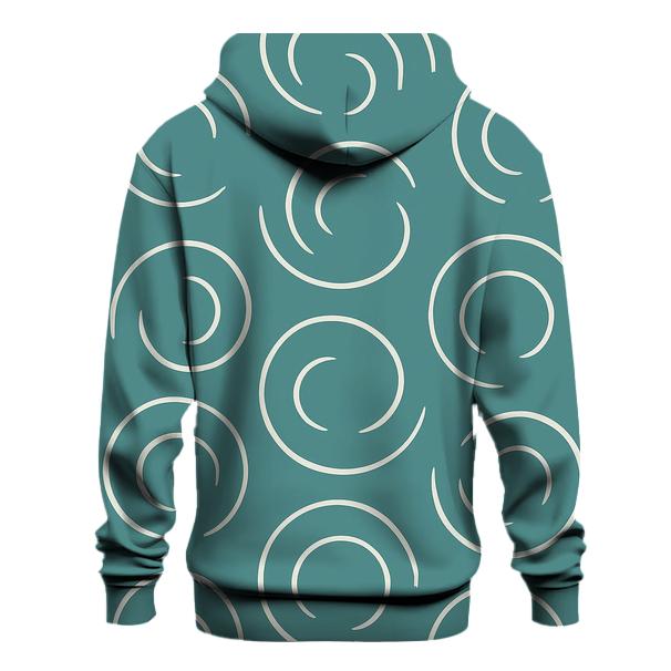 Gravitational Lens Arc Field embroidered hoodies