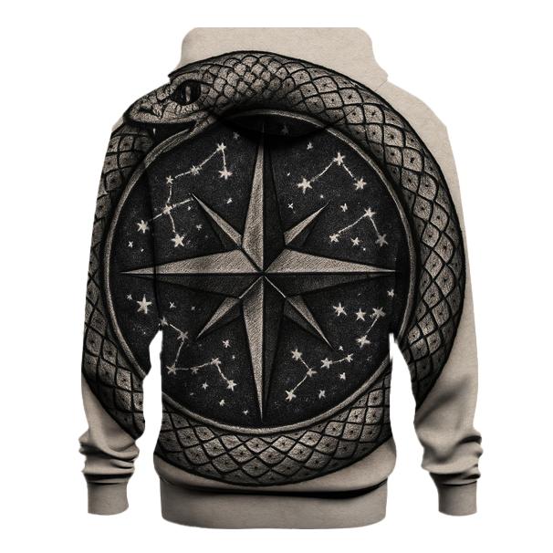 Chrono Compass Ouroboros premium hoodies