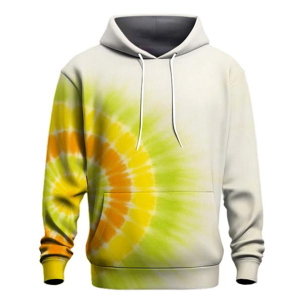 Citrus Offset Bullseye Burst heavyweight hoodies