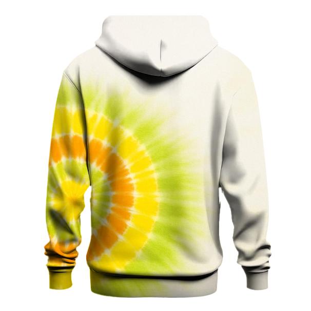 Citrus Offset Bullseye Burst heavyweight hoodies