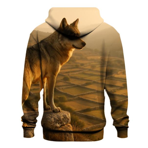 Shepherds Perch Wolf Above Pasture pullover hoodies