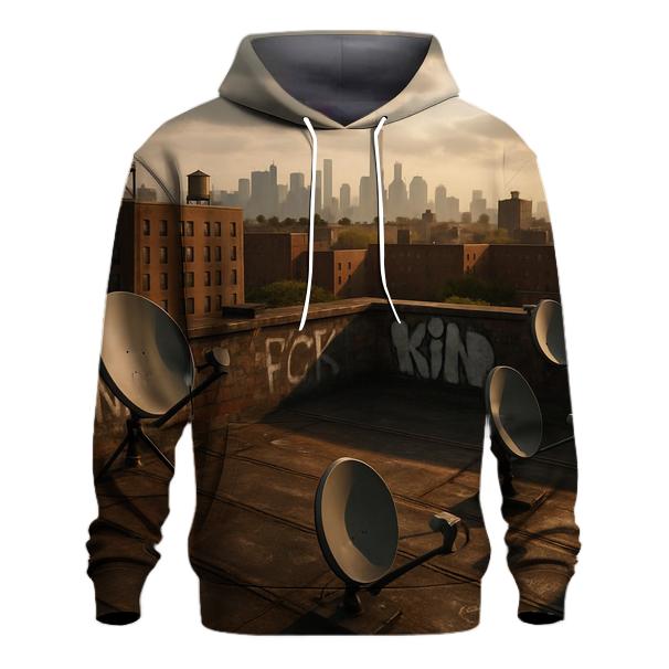 South Bronx Rooftop View Toward Downtown Manhattan hoodies fashion