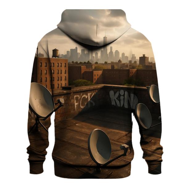 South Bronx Rooftop View Toward Downtown Manhattan hoodies fashion