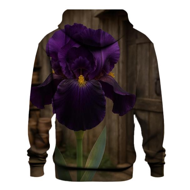 Iris Beside Traditional Potters Shed hoodie trends