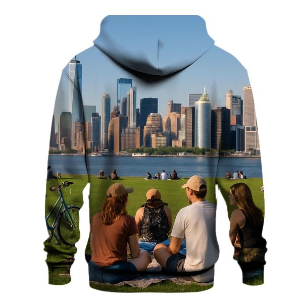 Governors Island Picnic With Financial District Skyline hoodie designs