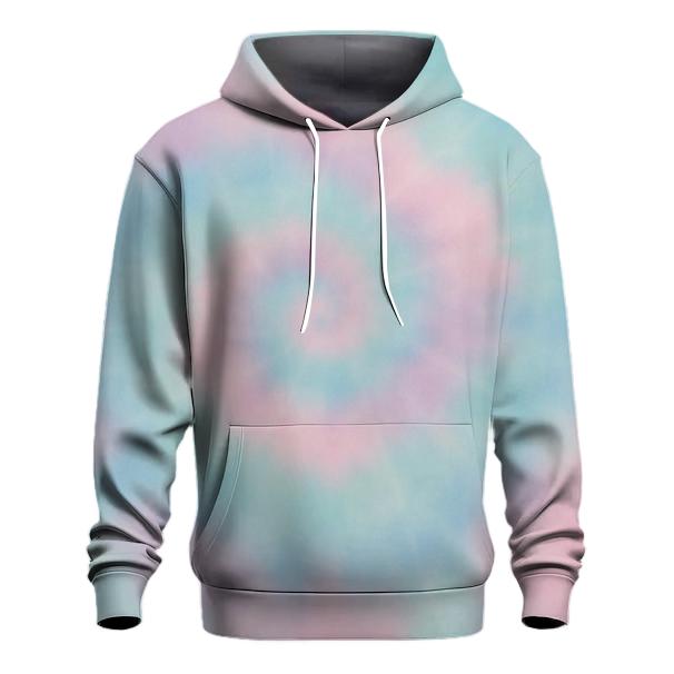 Pastel Rainbow Overdye Cloudwash printed hoodies
