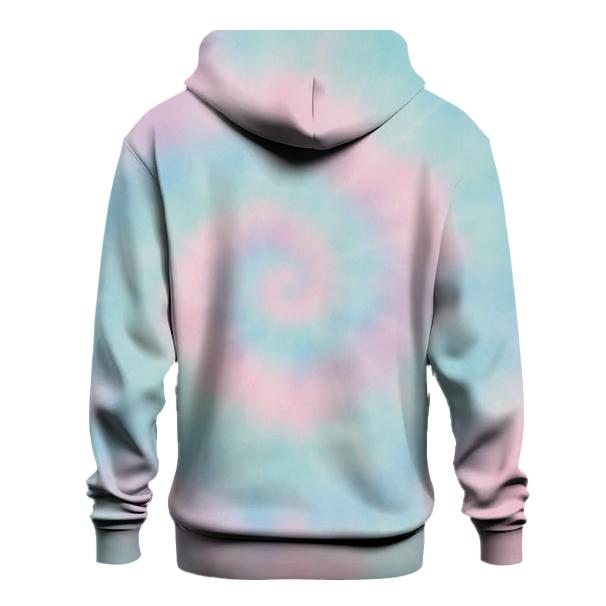 Pastel Rainbow Overdye Cloudwash printed hoodies