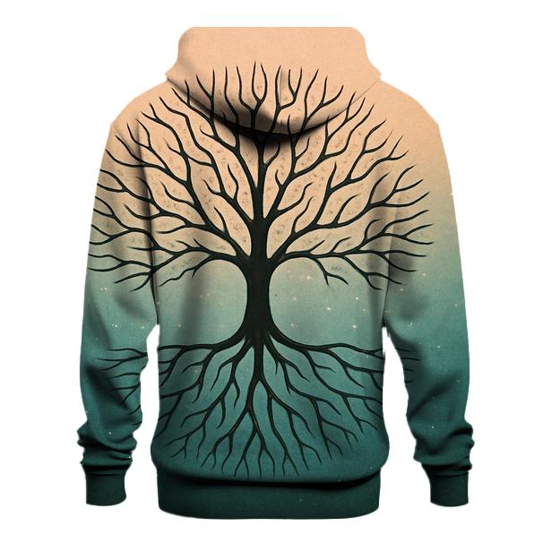 Rooted Skyward Tree premium hoodies