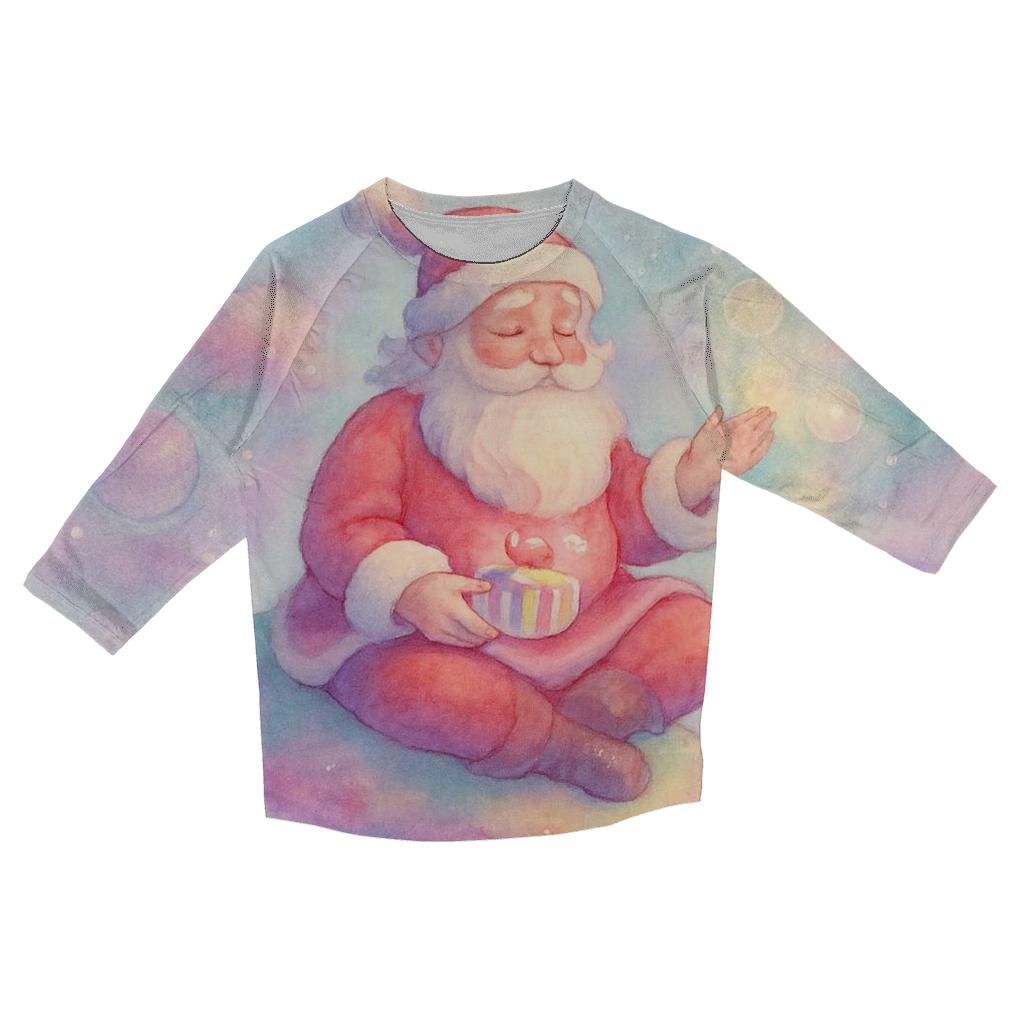 Candy Cosmos Santa casual three quarter sleeve shirts