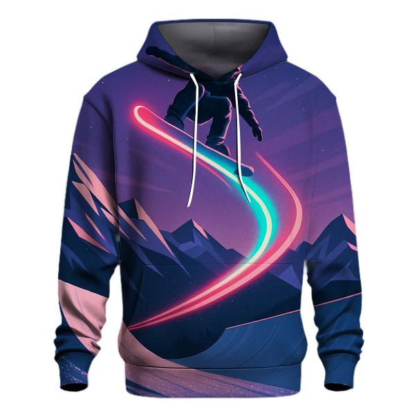 Snowboard Halfpipe Neon Rush custom hoodies