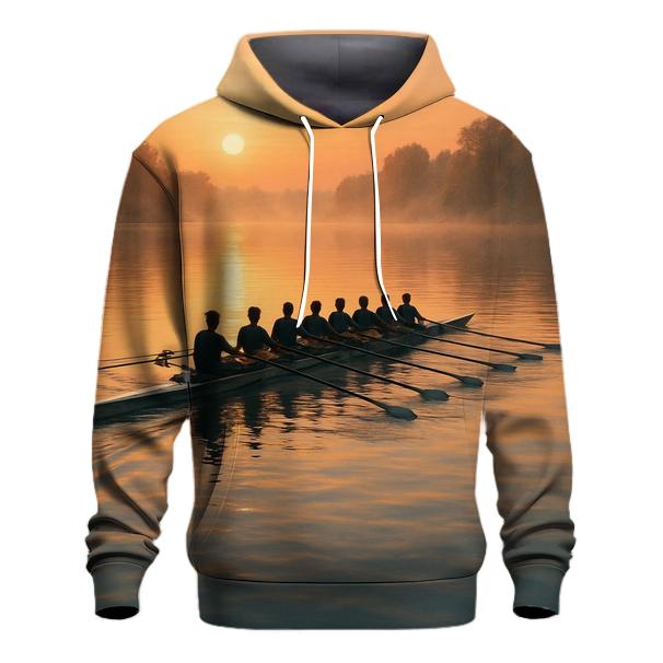Rowing Team Sunrise Rhythm heavyweight hoodies