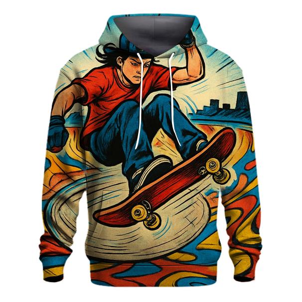 Urban Skate Park Flow printed hoodies