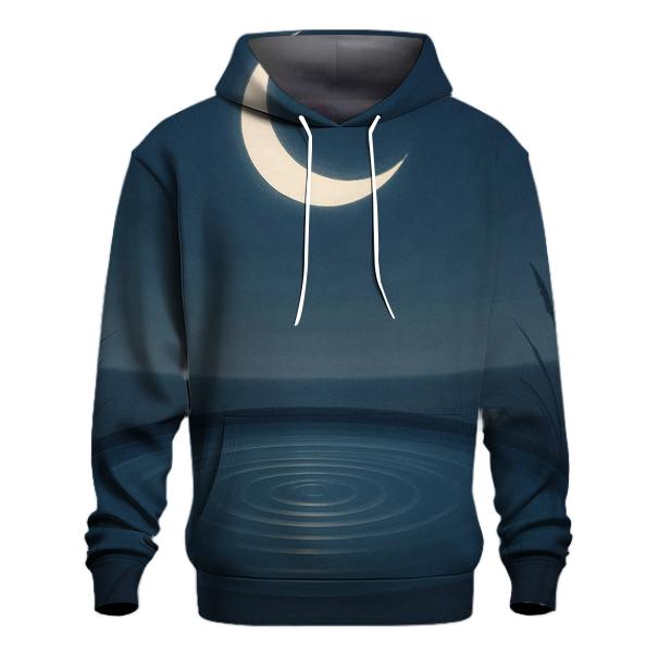 Moonlit Reflection Pool heavyweight hoodies