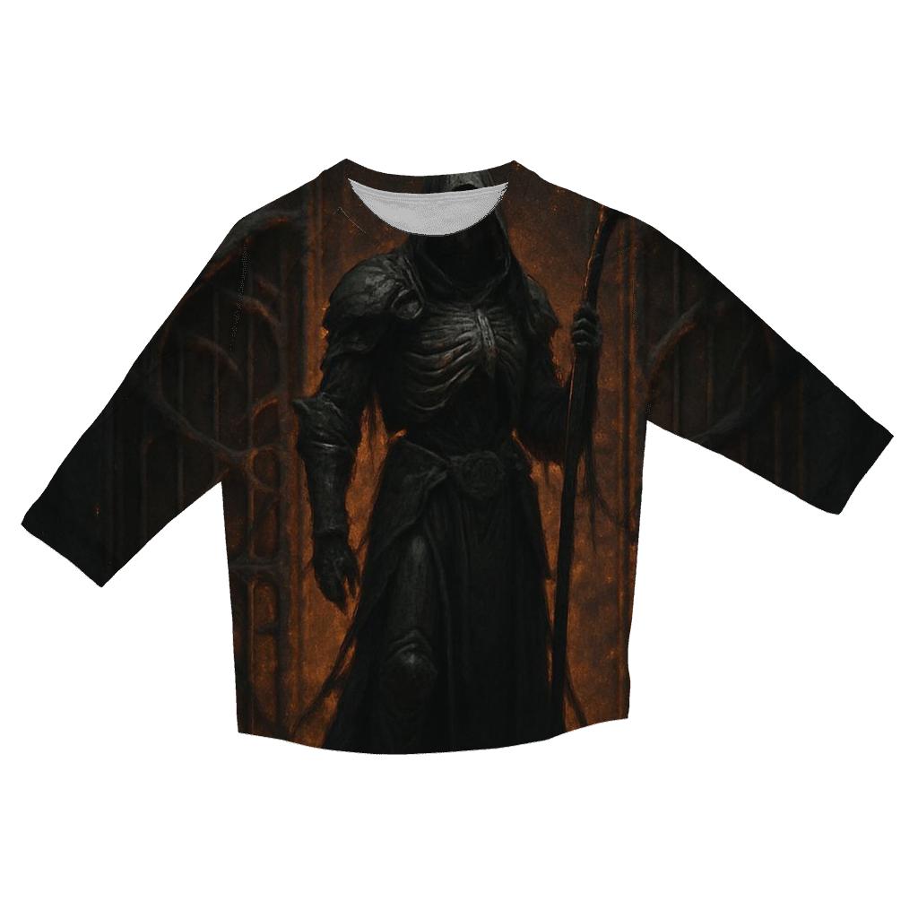 Warden Of The Ashen Gate designer 3/4 sleeve blouses