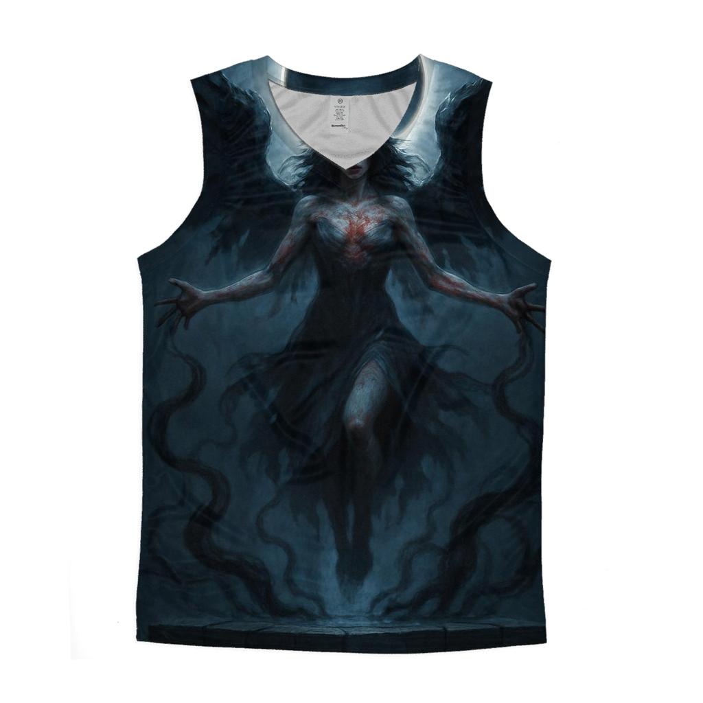 Seraph Of The Black Eclipse personalized athletic tanks