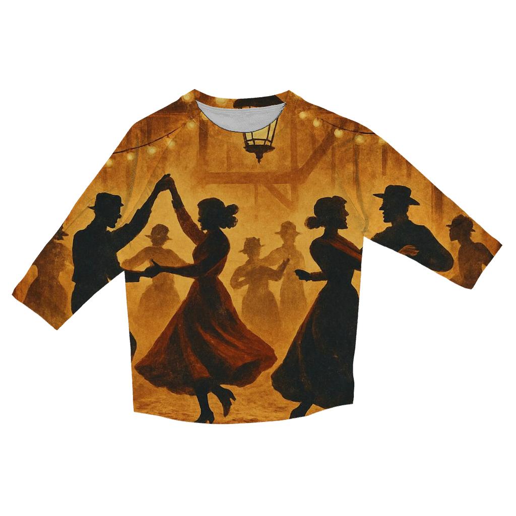 Golden Harvest Barn Dance personalized 3/4 sleeve tees