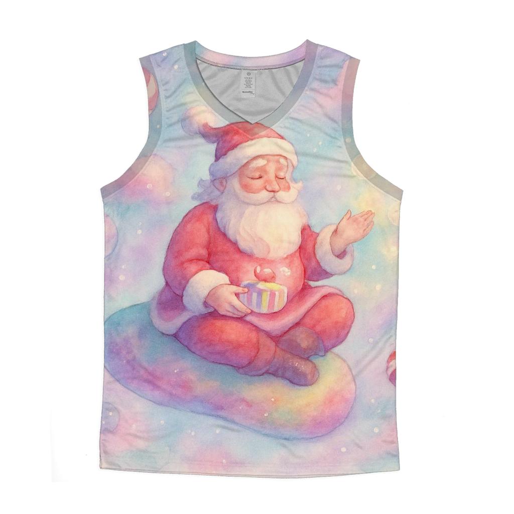 Candy Cosmos Santa sports performance tank tops