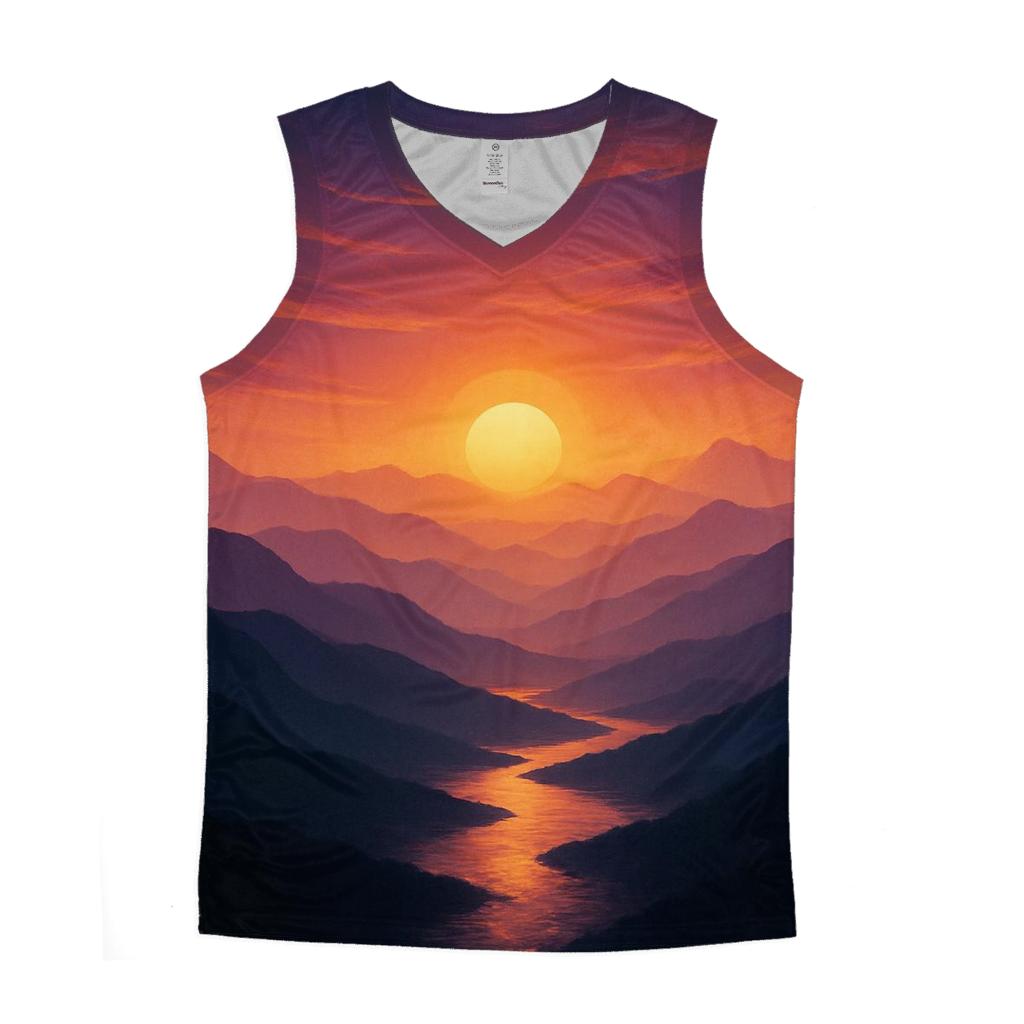 Mountain Veil Ember Crown trendy fitted tank tops