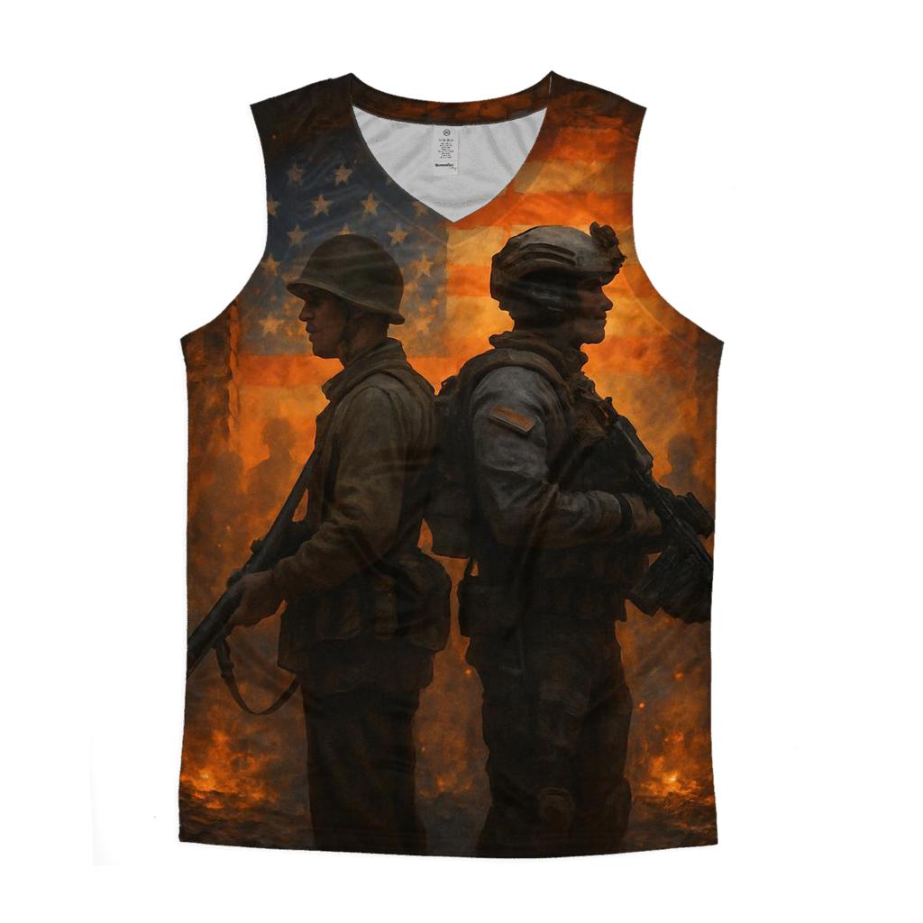 Brothers In The Ember Light trendy fitted tank tops