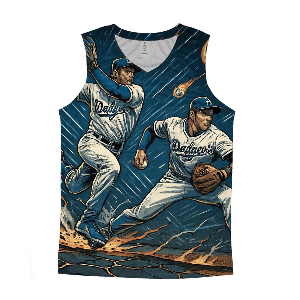 Meteor Shower Double Play designer workout tanks