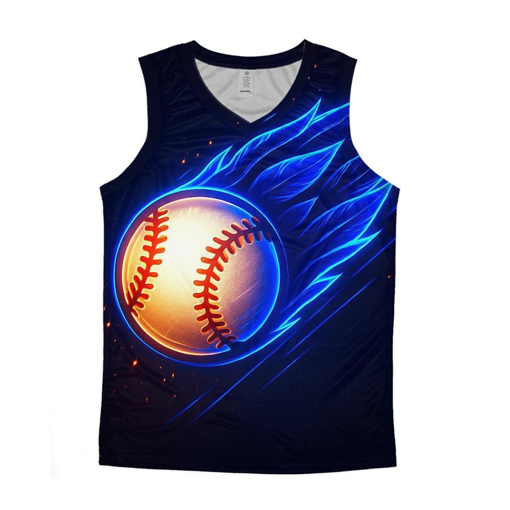 Feather Comet Ball Blue Jays Trail custom tank tops