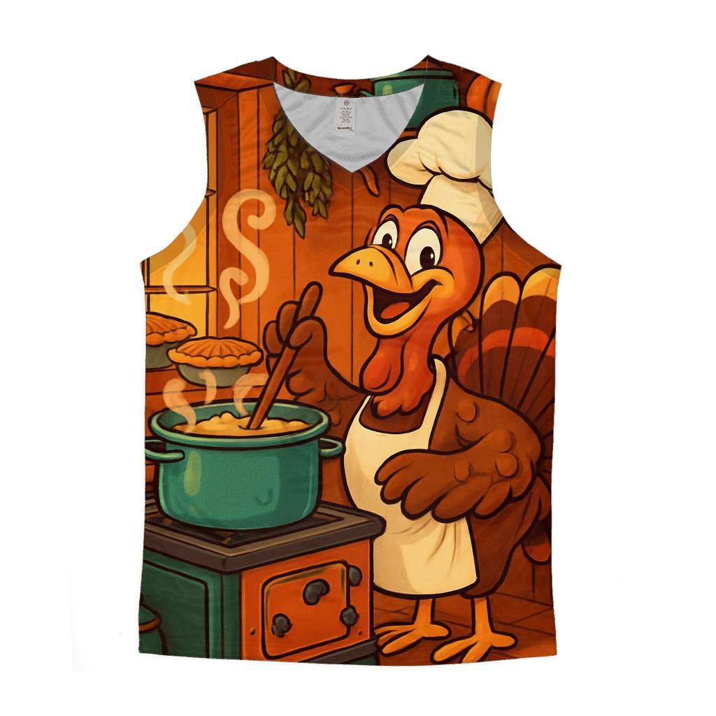 Turkey Chef Kitchen Warmth cotton sleeveless tops