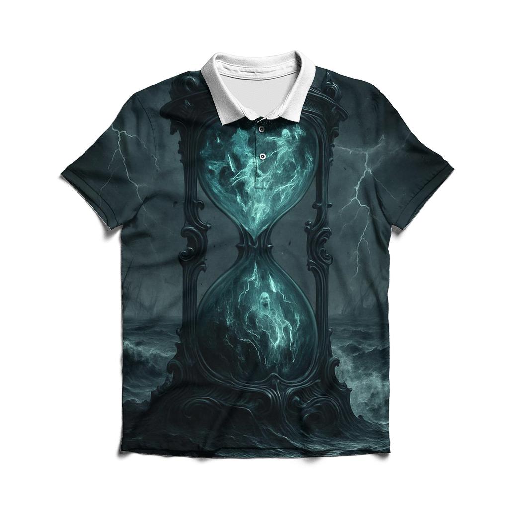 Hourglass Of The Drowned Souls casual sports polo shirts