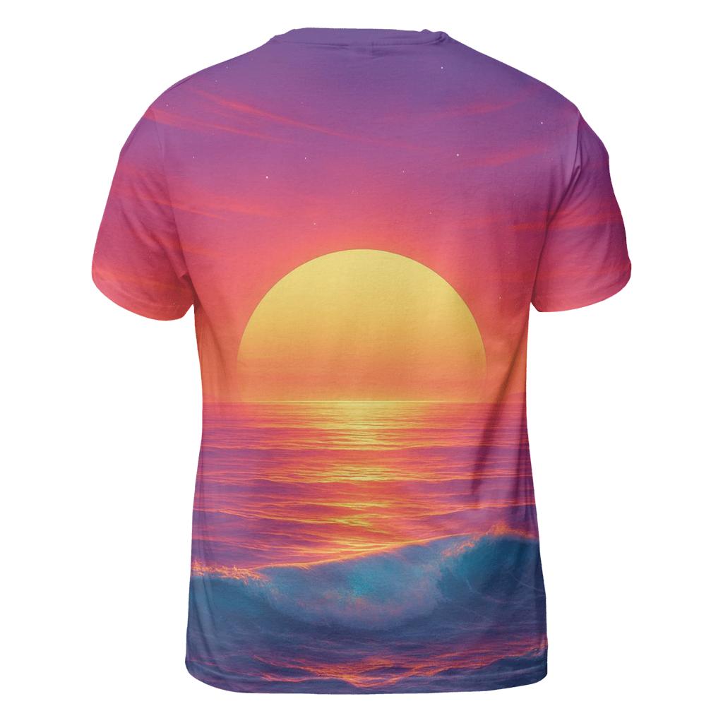 Celestial Tides At Dusk artistic all-over print tops