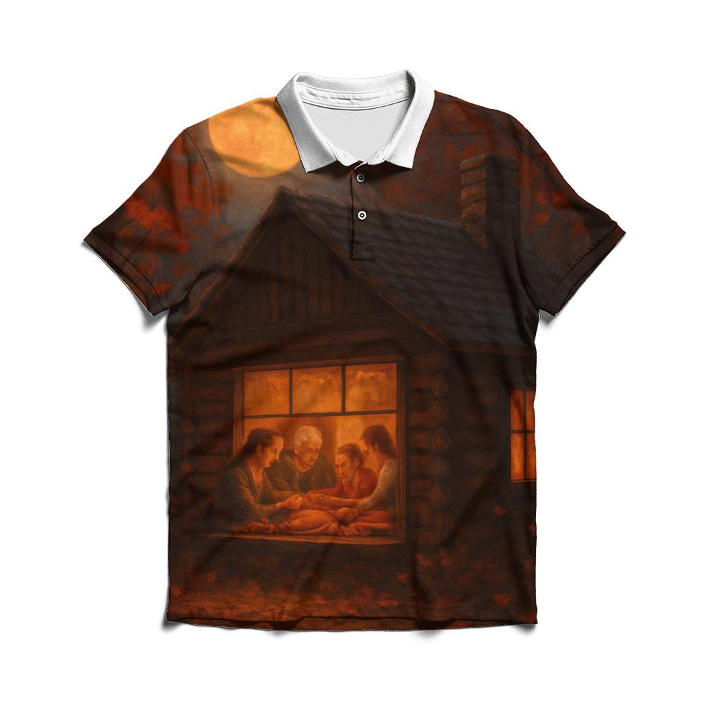 Harvest Moon Cabin Gathering custom polo shirts