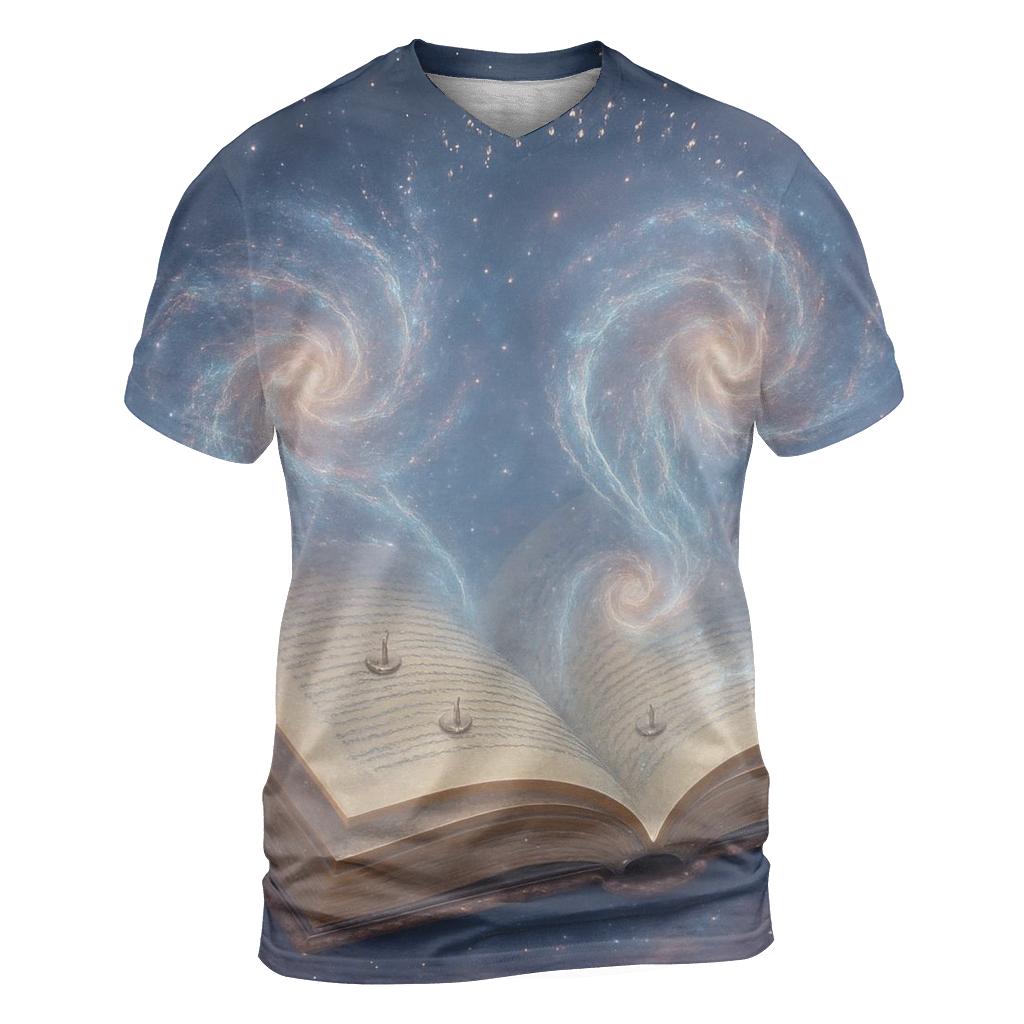 Chronicle Of Crystal Galaxies trendy printed shirt styles