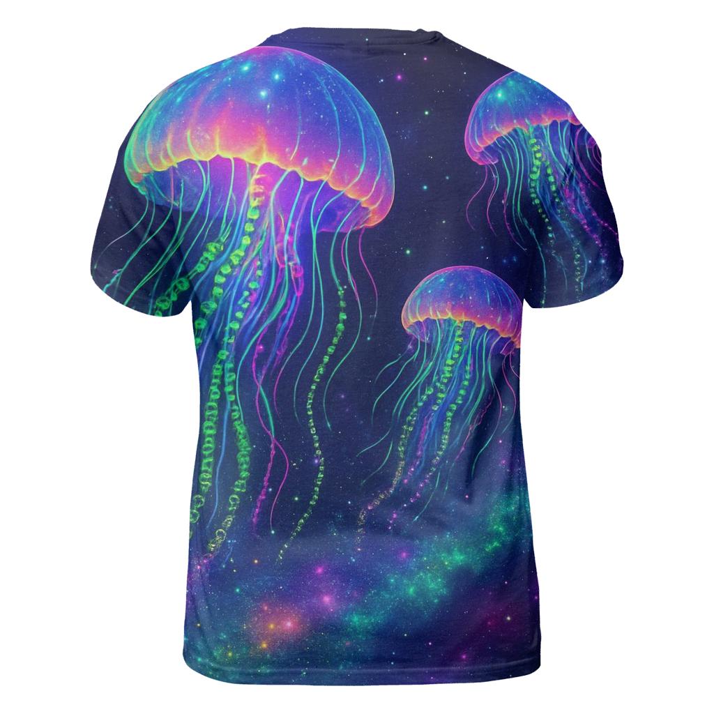 Quantum Jellyfish Nebula custom all-over print shirts