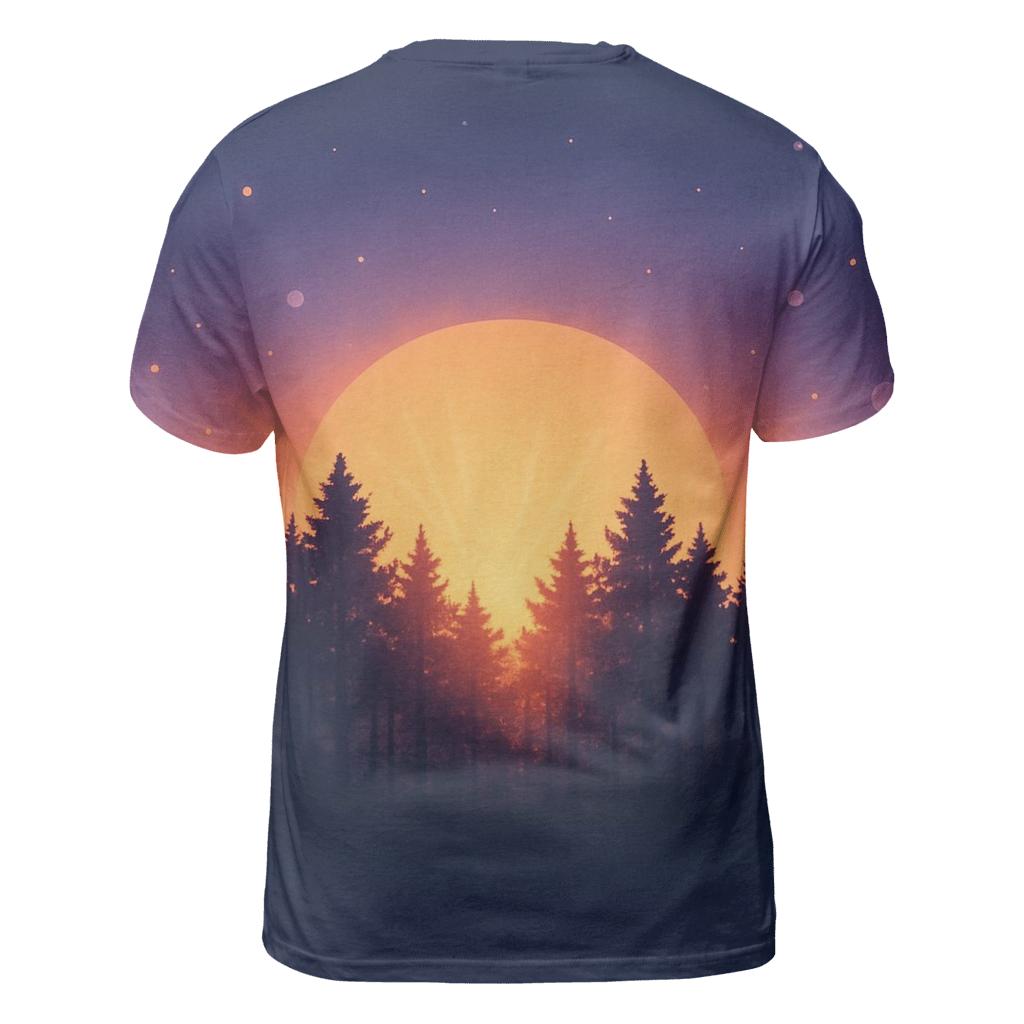 Forest Halo At Sundown designer pattern shirts