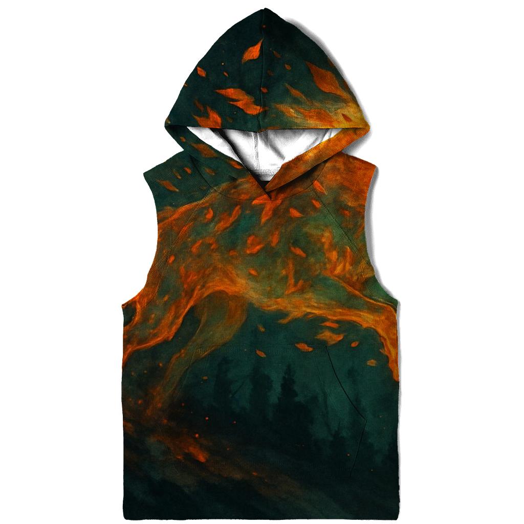 Forest Ember Spirit Wolf hoodies fashion
