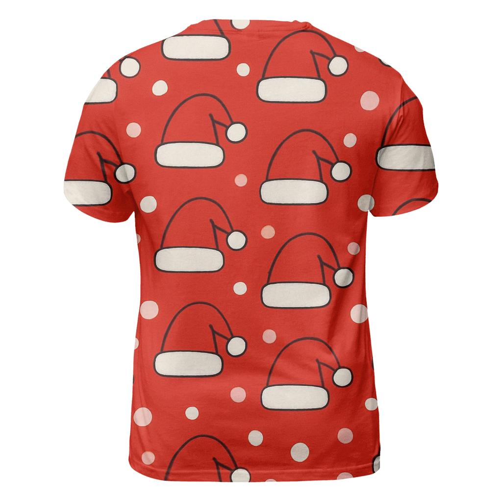 Santa Hat Polka Rhythm unique graphic print tees