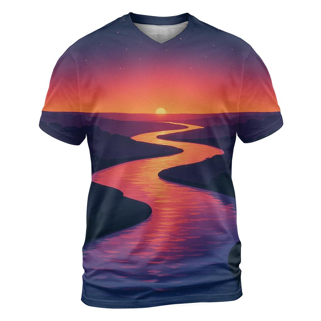 River Of Light At Sundown personalized full print shirts
