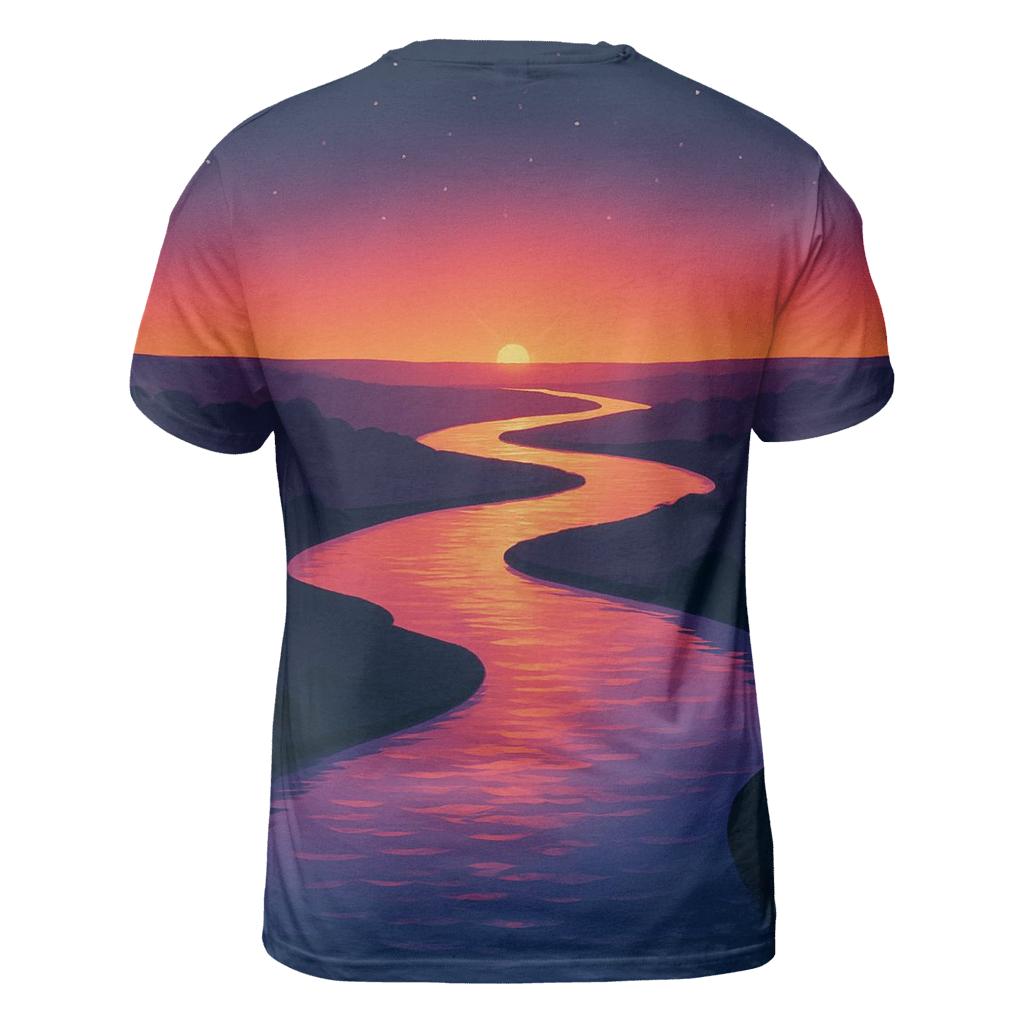 River Of Light At Sundown personalized full print shirts